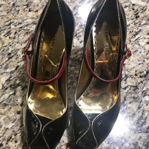Gianni Bini Black Patent Leather — Size 10
